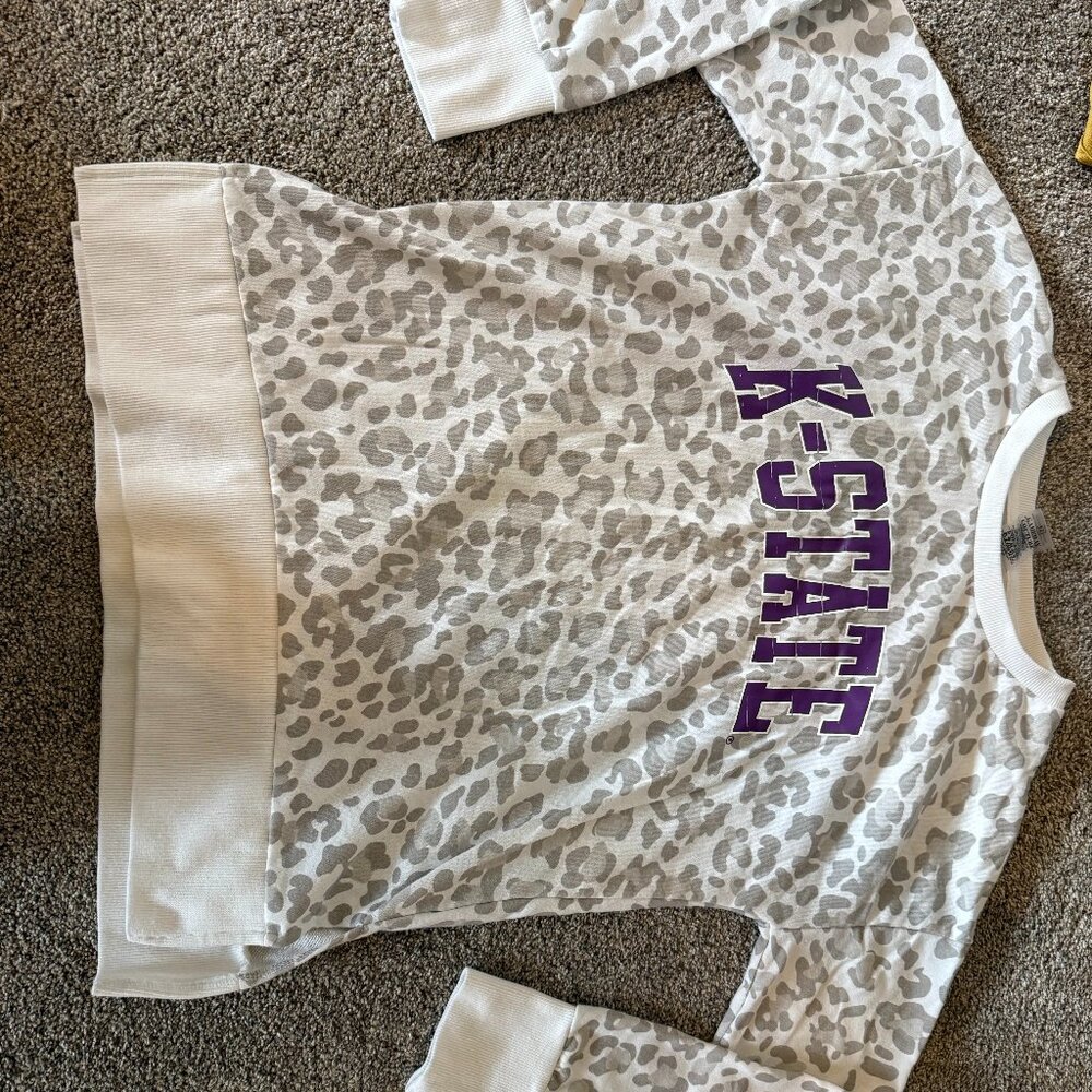 Oversized K-State Crewneck
